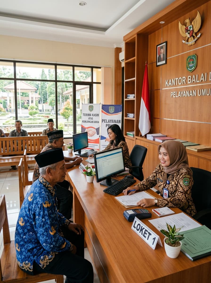 Layanan Keterbukaan Informasi Balai Desa Taman