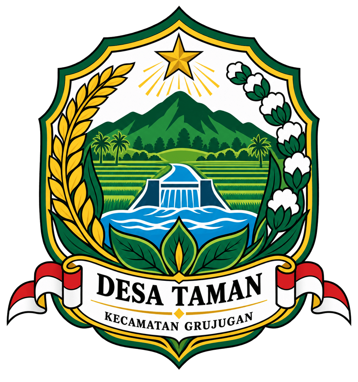 Lambang Resmi Desa Taman